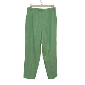 American Apparel Womens 2 Pocket Dressy Trouser Pants Lime Green Size 16W